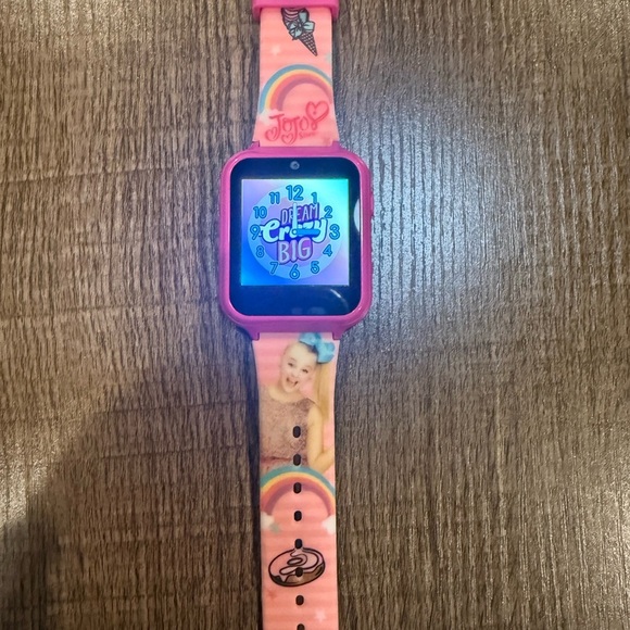 JoJo Siwa Other - JoJo Siwa Pink Kids Watch with Rainbow Strap